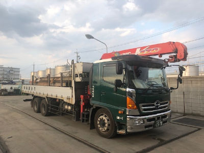 大阪市此花区 大型 10ｔ平車orユニック車 ﾄﾞﾗｲﾊﾞｰ 丹治 たんじ 運輸株式会社